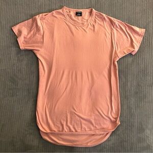 Pink Short Sleeve Tee with Crew Neck